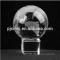 Bola de cristal 2015 com base de cristal, pedestal / fundação